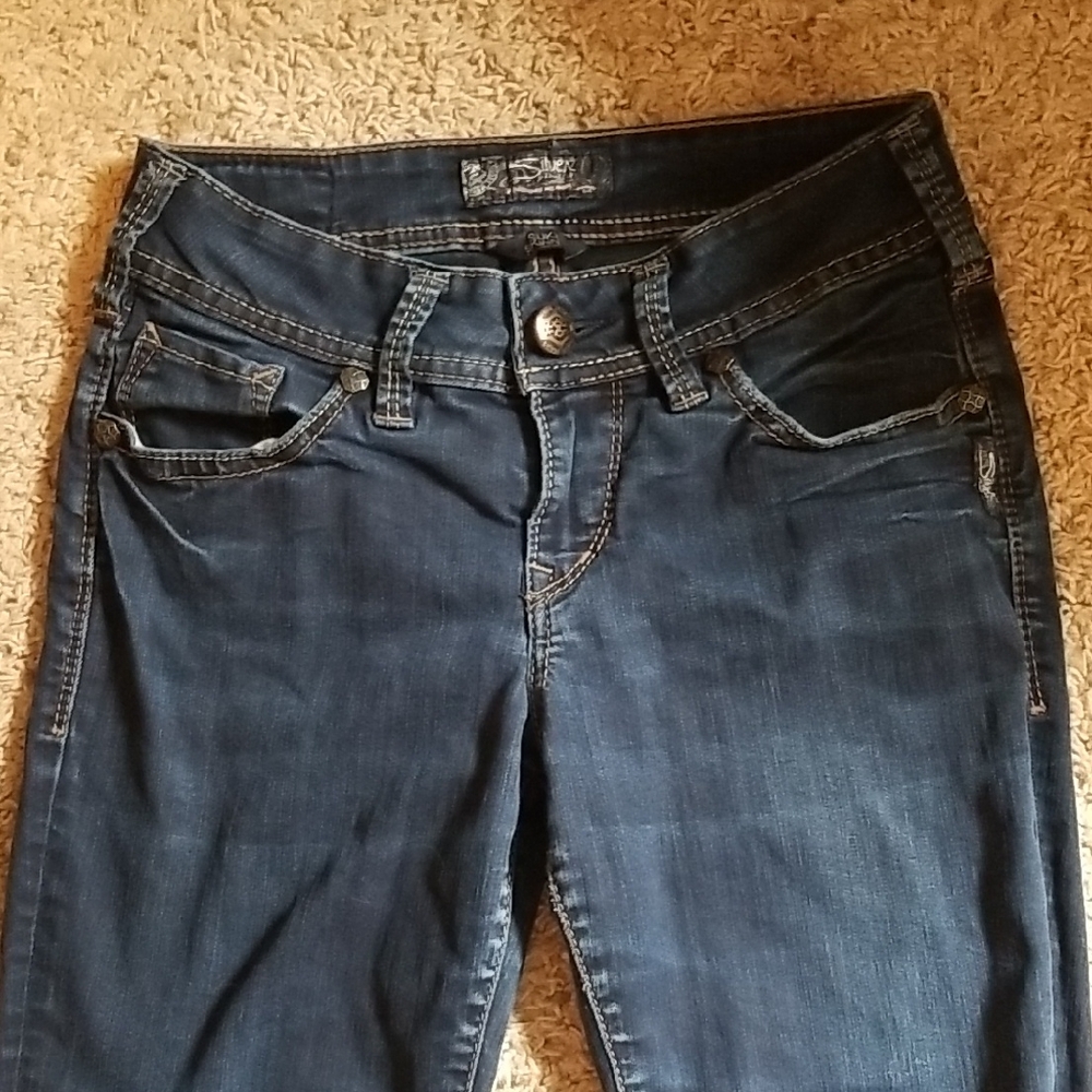 Silvers Suki Skinny DLark Blue Women's Jeans